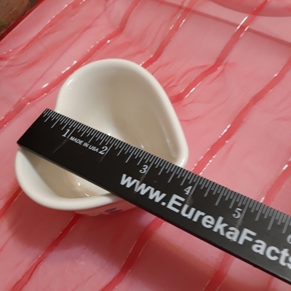 Vintage USA Pfaltzgraff Heart Shaped Bowl Set of Two Floral on White - Picture 5 of 11